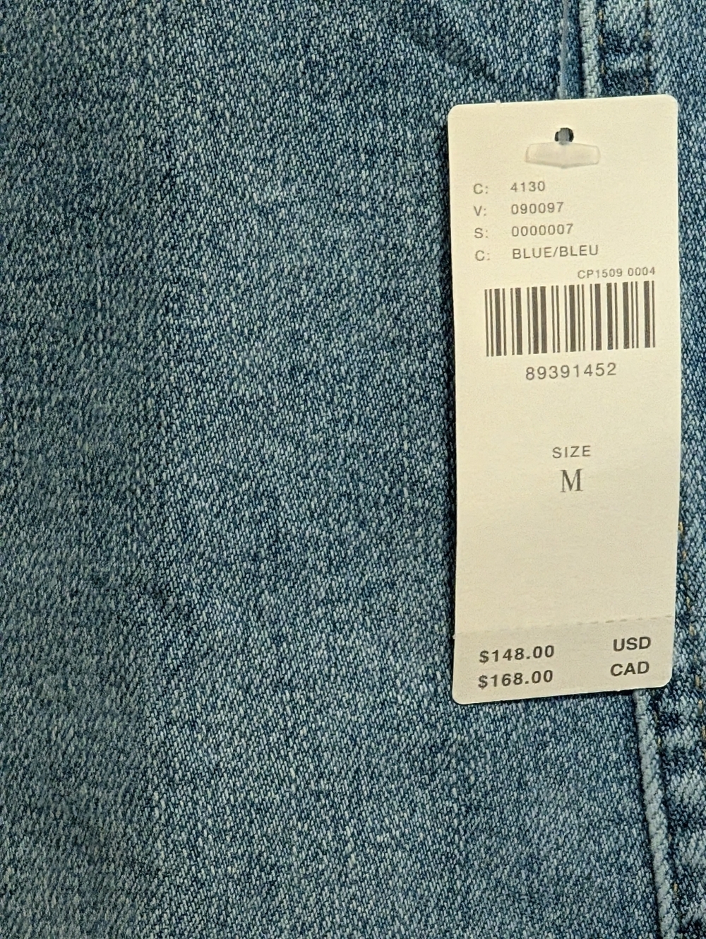 Pilcro Light Blue Denim Shift Dress, Gorgeous, Medium NWT,Sure Cute ! 148 Retail - Picture 4 of 7